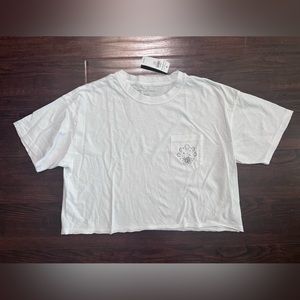 American Eagle oversized crop T-shirt